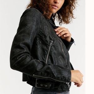 Free People We The Free Fenix Vegan Moto Jacket